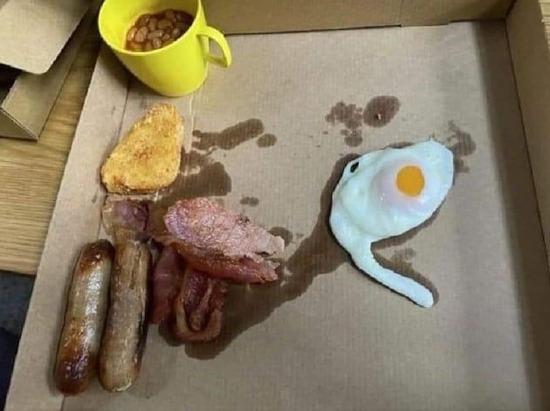 【画像】彡(^)(^)「イギリス旅行に来て初めての朝飯や！何が出るんやろ」