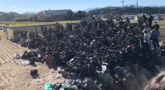 【画像】撮り鉄　得体の知れない集合体になるｗｗｗ