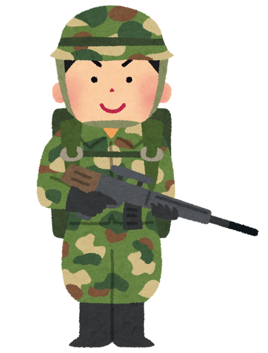 国「徴兵しまーす」 ワイ「え、えっとワイは発達障害で5教科80点で身長158体重120キロなんです！！」