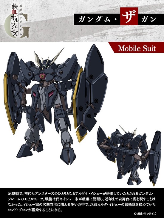 【画像】『鉄血のオルフェンズ』新たなガンダムを公開 カッコ良いと話題にｗｗｗ