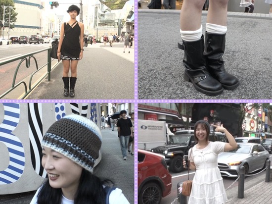 【画像】若い女のファッションがバグるｗｗｗ夏にブーツやニットキャップが流行ｗｗｗ