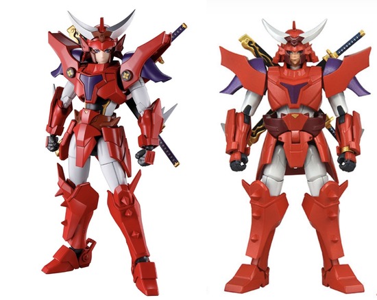 【画像】バンダイとタカラトミー、『鎧真伝サムライトルーパー』の同じキャラのフィギュアで技術の差が露呈するｗｗｗ