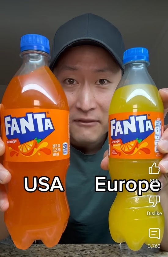 【画像】アメリカとヨーロッパのファンタ、完全に別物だったｗｗｗ