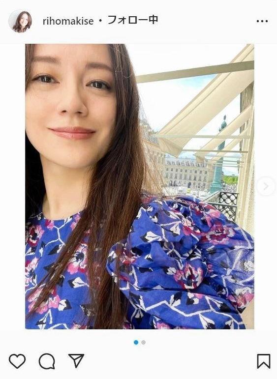 【芸能】牧瀬里穂　夫ＮＩＧＯ氏に同行しパリへ