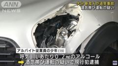 成人式に出席後飲酒運転か 新成人を現行犯逮捕【大分】