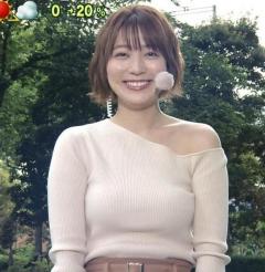 【疑惑】阿部華也子、ぴったりパンツスタイルで股間に異変？「何か盛り上がってね」