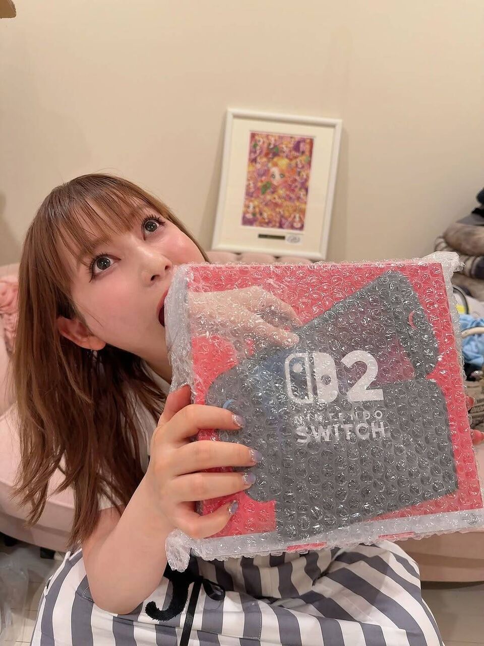 【芸能】「Switch2買えましたあああああーーたのしいいいいいいい」中川翔子（40）の大喜びショット