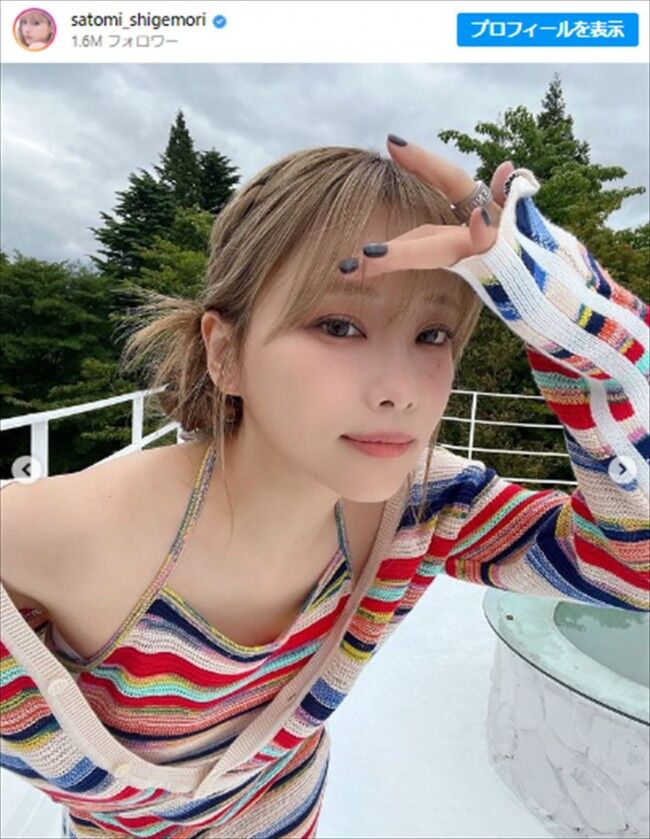 【芸能】重盛さと美（35）バス・フィッシング姿公開