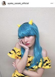 【芸能】ももクロ・佐々木彩夏（26）うる星やつら・ラムのコスプレ披露