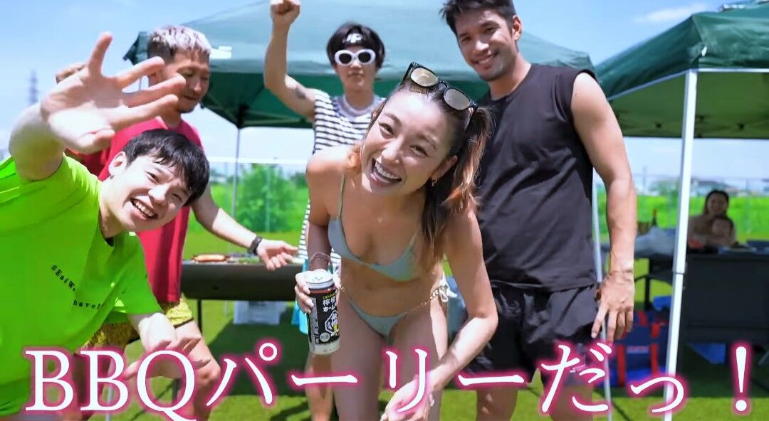 【芸能】木下優樹菜、Ｔバックビキニ姿でBBQ動画を投稿
