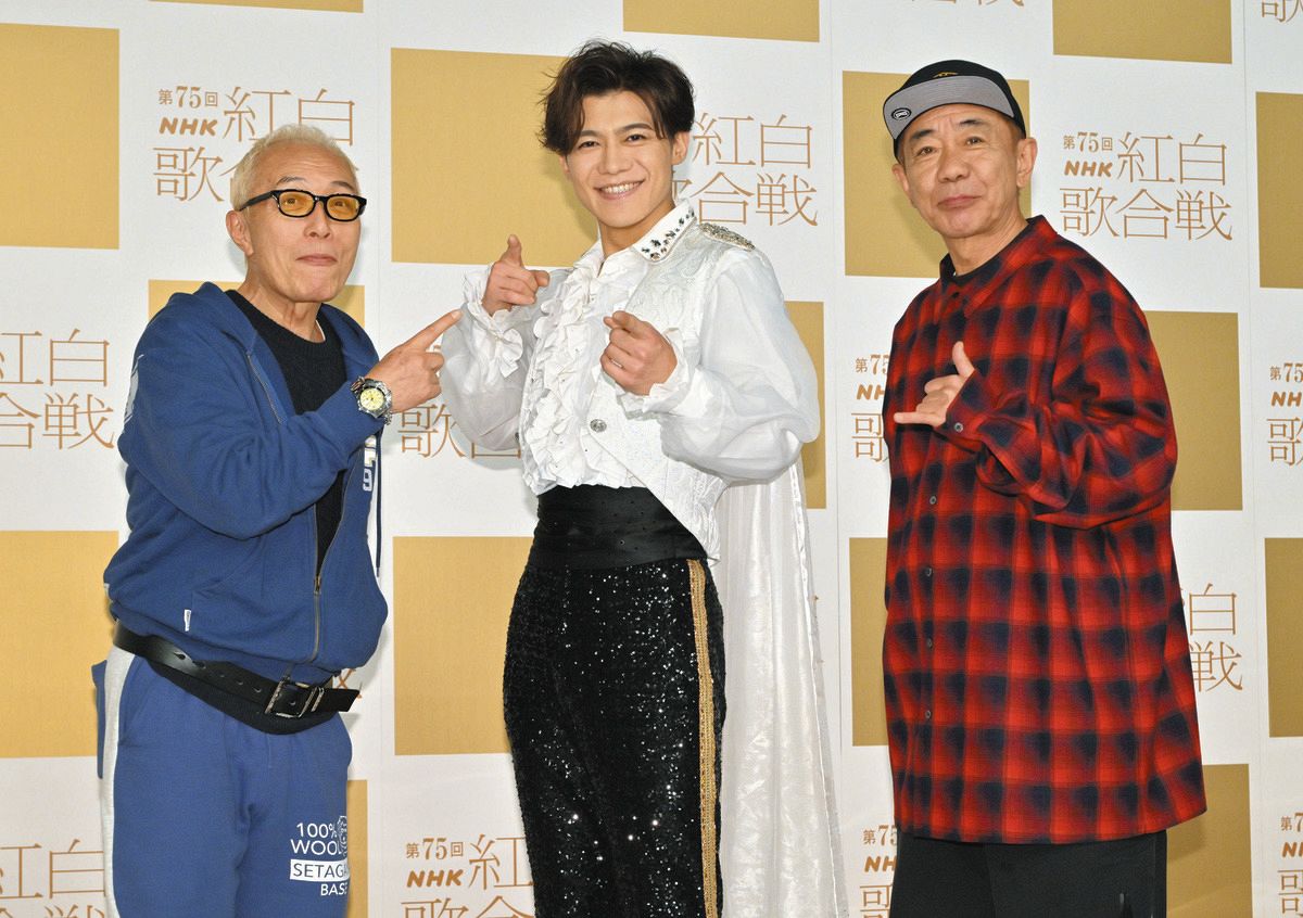【芸能】木梨憲武（62）＆所ジョージ（69）新浜レオンの応援で紅白ゲスト出演が決定