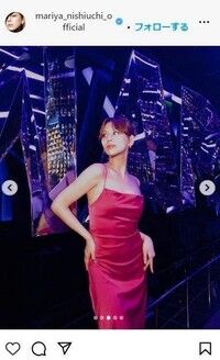 【芸能】西内まりや（29）モデルの本気ドレス　ピンクのタイトが最強シルエット
