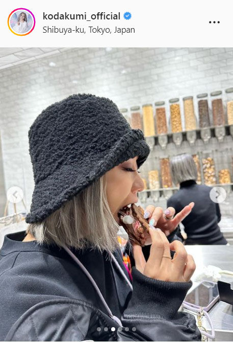倖田來未、プライベートで渋谷を満喫