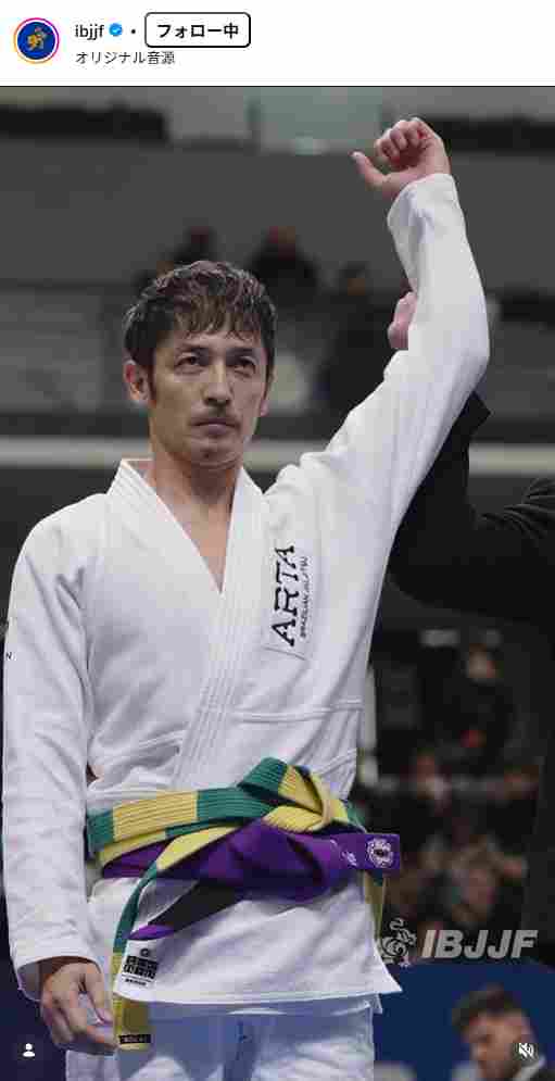 【俳優】玉木宏　欧州最大の柔術大会で銅メダル