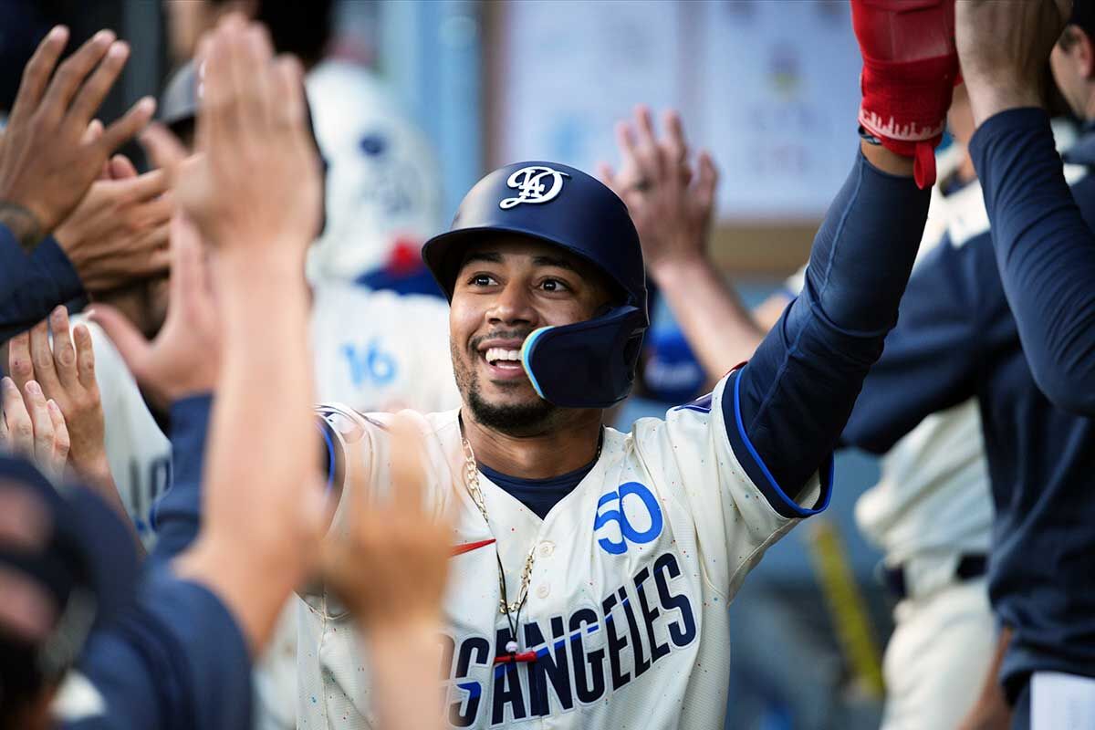 大谷翔平、完全休養でドジャース12安打9得点快勝！ 1番ベッツが4出塁2得点