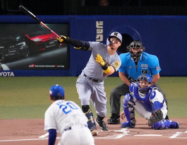 阪神逃げ切りM4ｗｗｗ佐藤輝明の2ランで中日を撃破ｗｗｗ