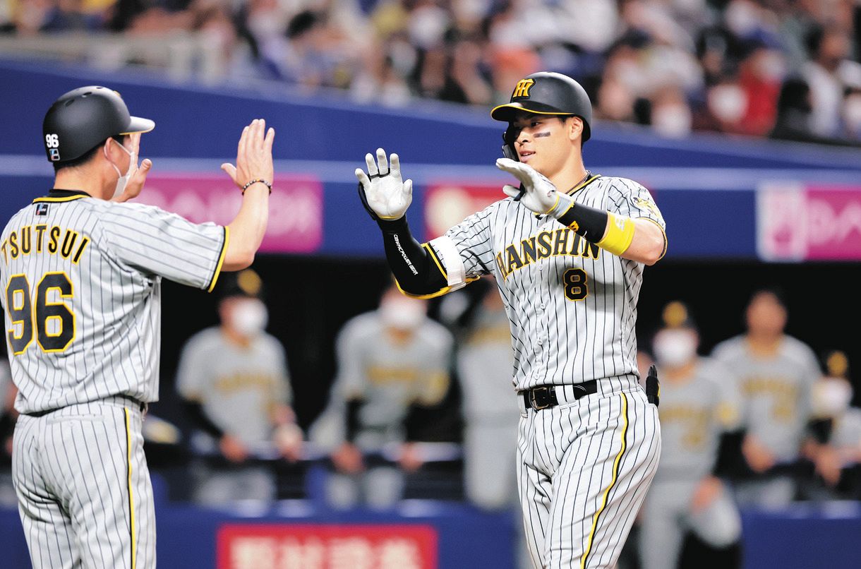 阪神タイガース9連勝の軌跡！佐藤輝明の先制打と大山の活躍