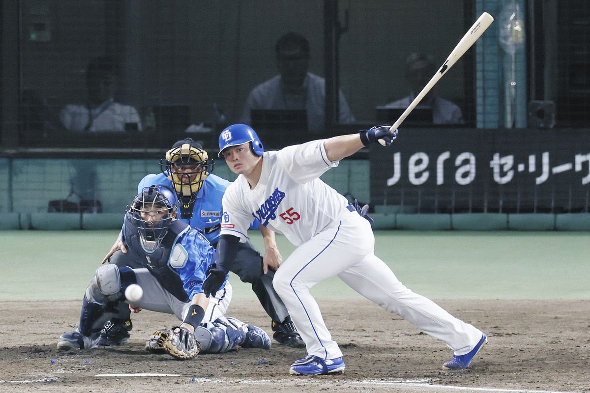 中日、細川と山本の活躍で巨人に勝利！