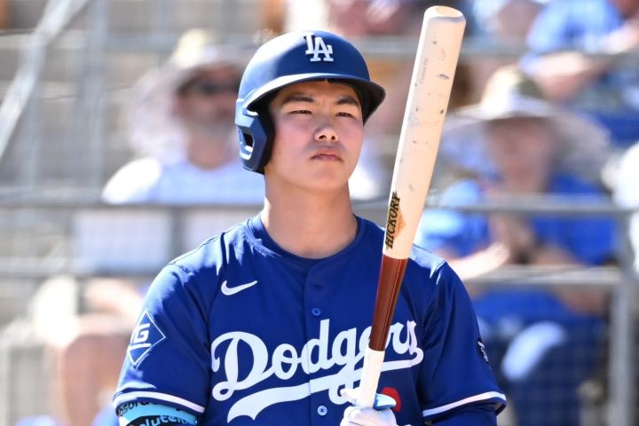 【ドジャース】キム・ヘソンが左投手に２三振　韓国メディア消沈