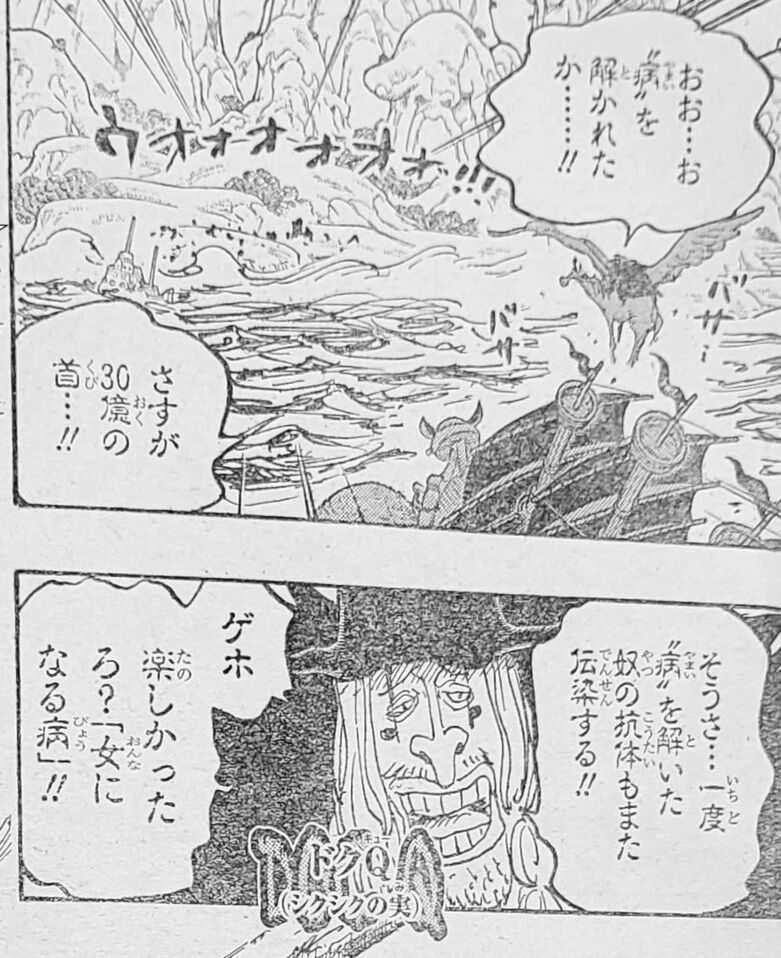 悲報 今週のワンピース 女は病気 だと判明する ニュー速ゴールデン