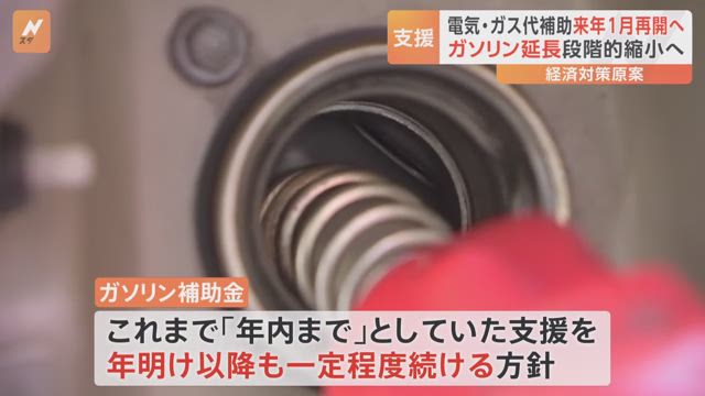 政府が再開する電気・ガス料金補助：来年1～3月の支援策とは？