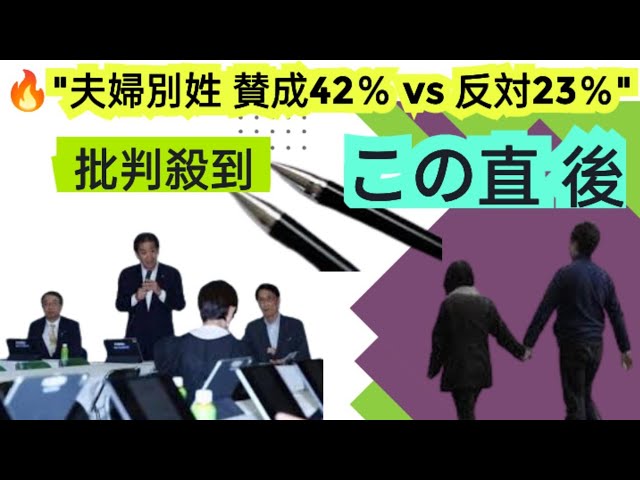 選択的夫婦別姓問題：賛成派と反対派の意見を探る