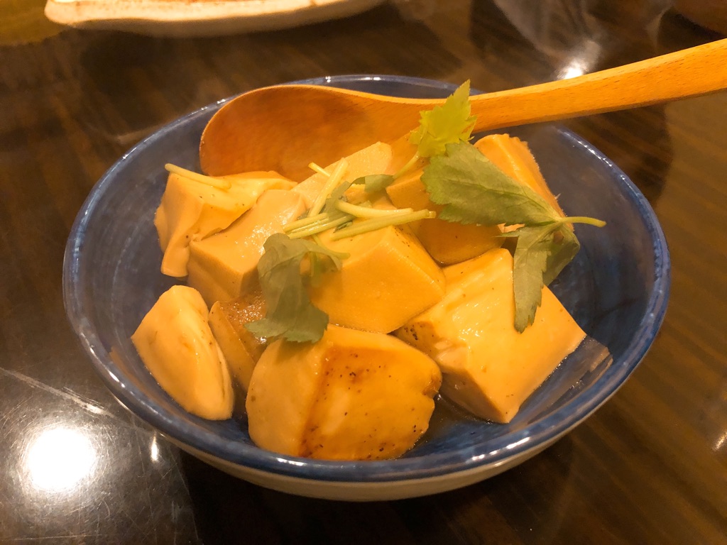 中野「魚屋ひろし」の里芋唐揚と煮どうふ : NewsACT