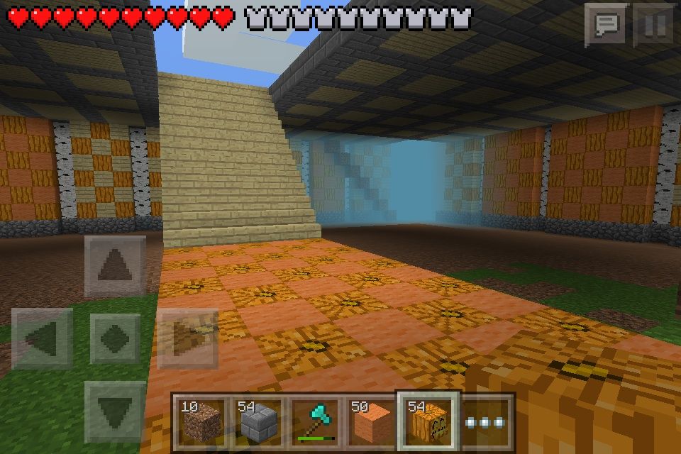 パンプキン城建築記 のんびりとminecraft