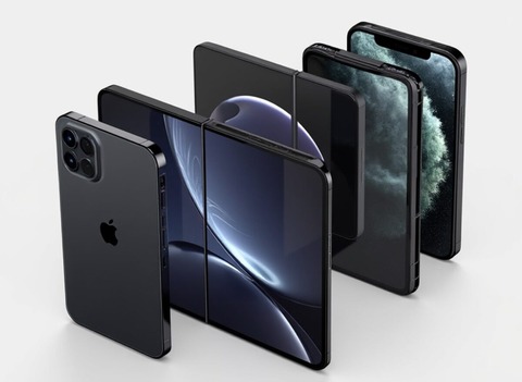 iPhone　折りたたみ