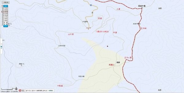 大台ケ原マップ