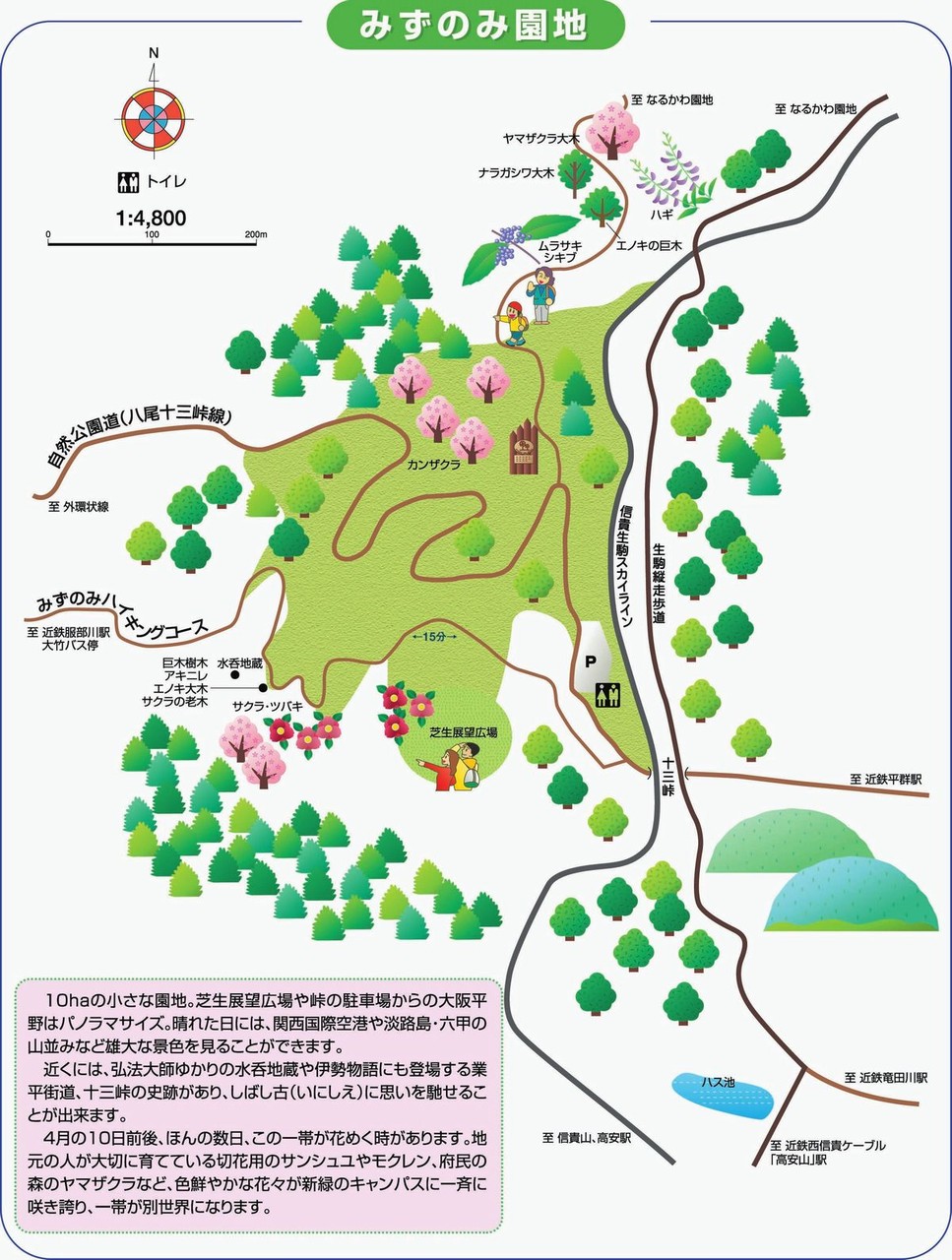 かわ 府民 なる の 園地 森