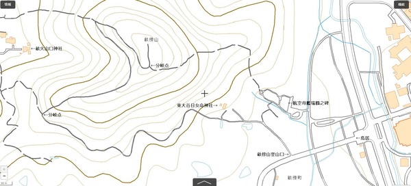 畝傍山地図