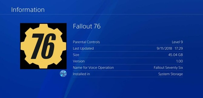 海外ps4版 Fallout 76 Fo76 Day1アップデート容量は51gbであると判明 国内向け事前dlも開始 げーまじっく