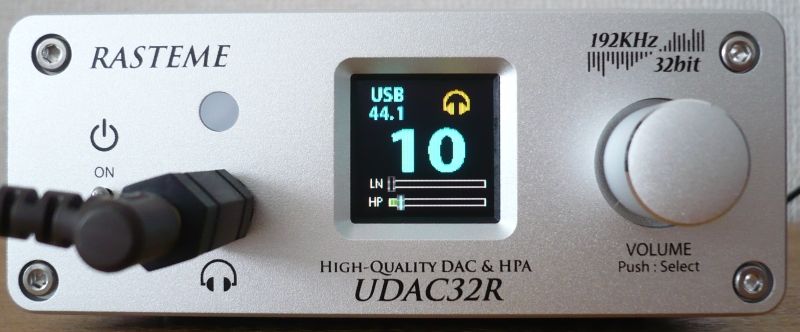 USB DAC RASTEME UDAC32R ラステーム ヘッドフォンアンプ HPA PC