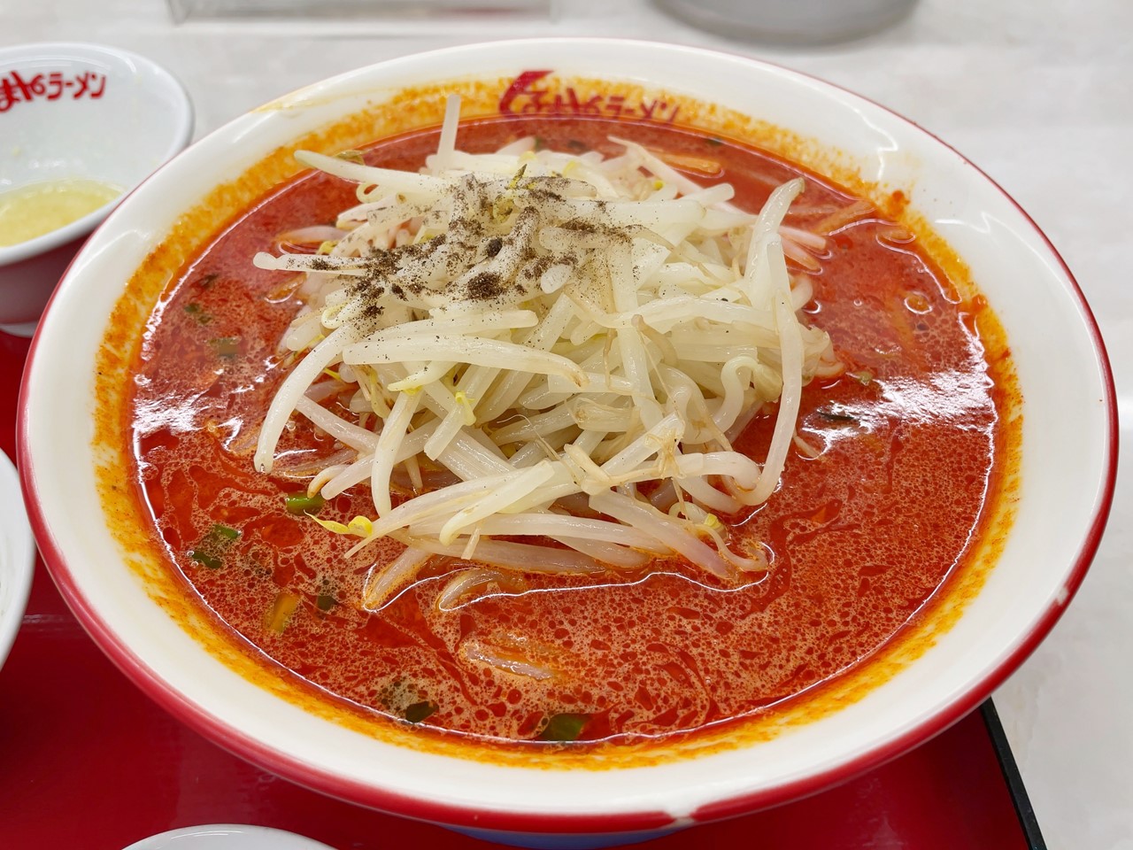船堀「くるまやラーメン」大辛みそラーメン＋もやし : ラーメン食べ