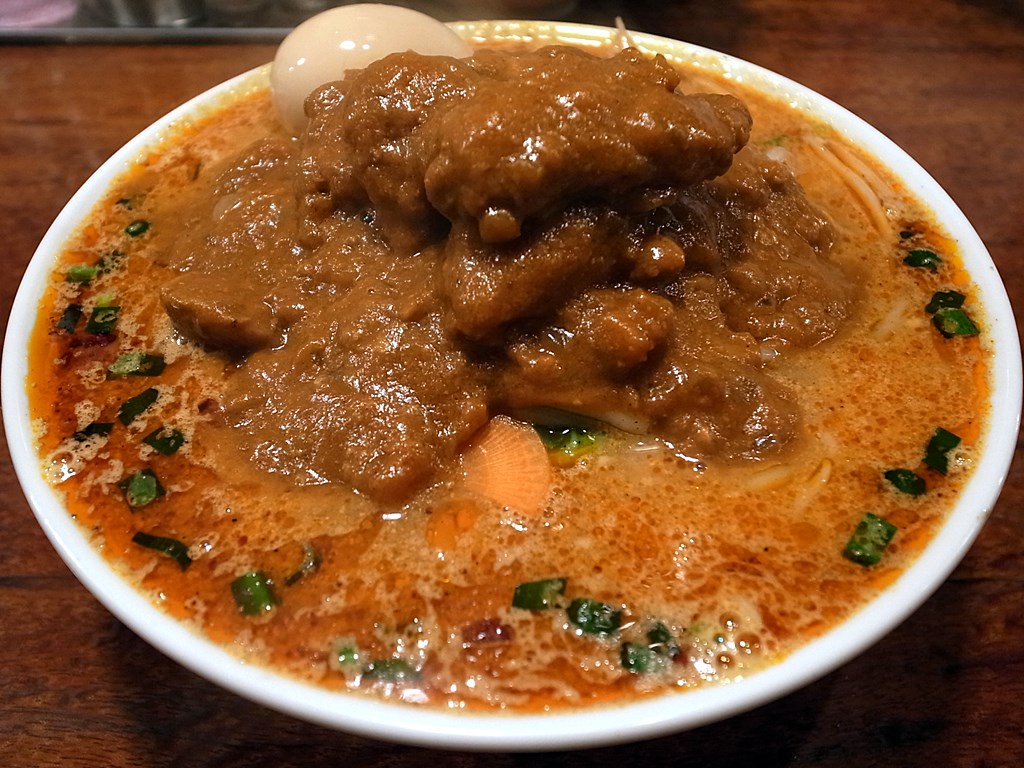 田村屋 本郷三丁目のバターチキンカレー味噌タンメン ラーメン食べたら書くブログ