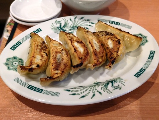 船堀「日高屋 船堀南口店」餃子・やきとり・砂肝など