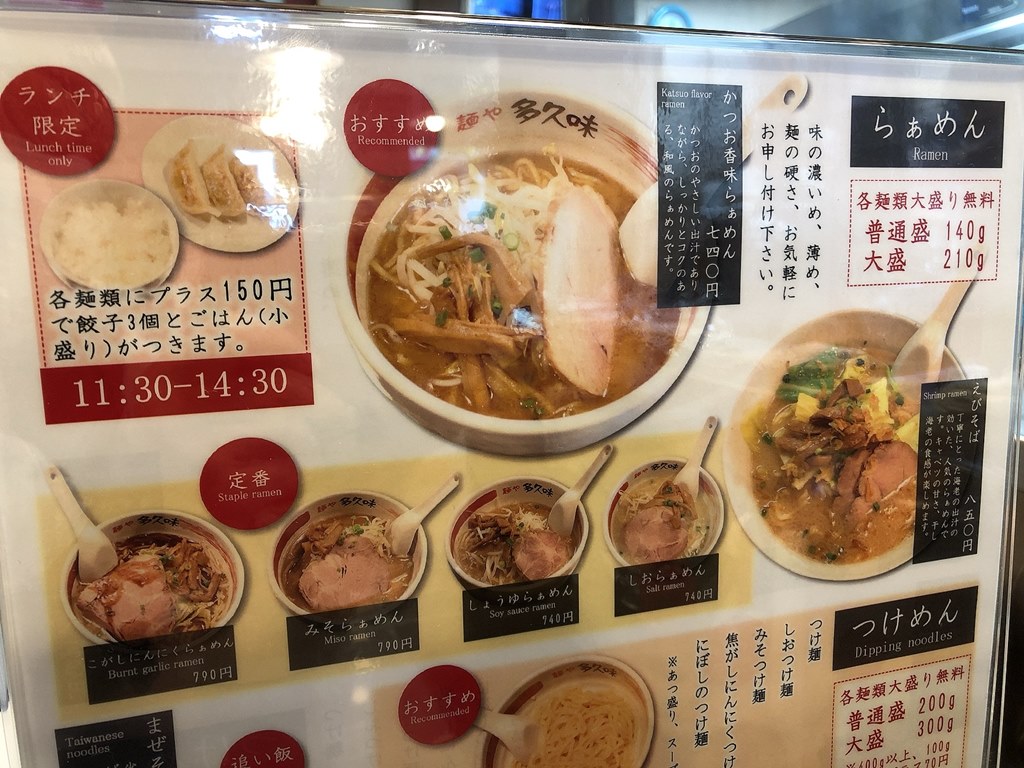 船堀 多久味 しおつけ麺 きゃべつ ラーメン食べたら書くブログ
