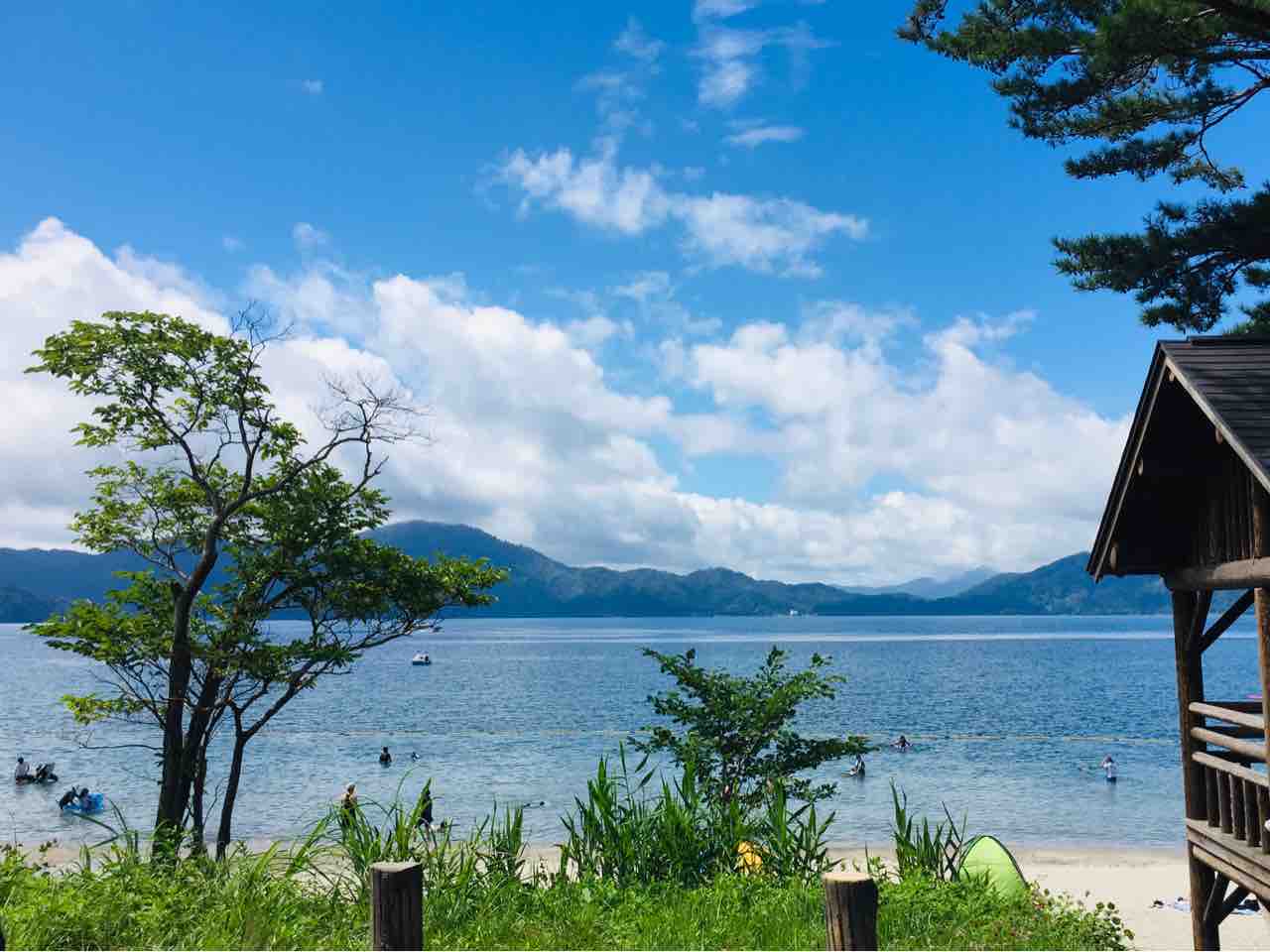 湖水浴と田沢湖駅 Next Cheer S Blog