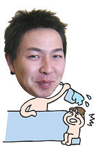 お風呂でも