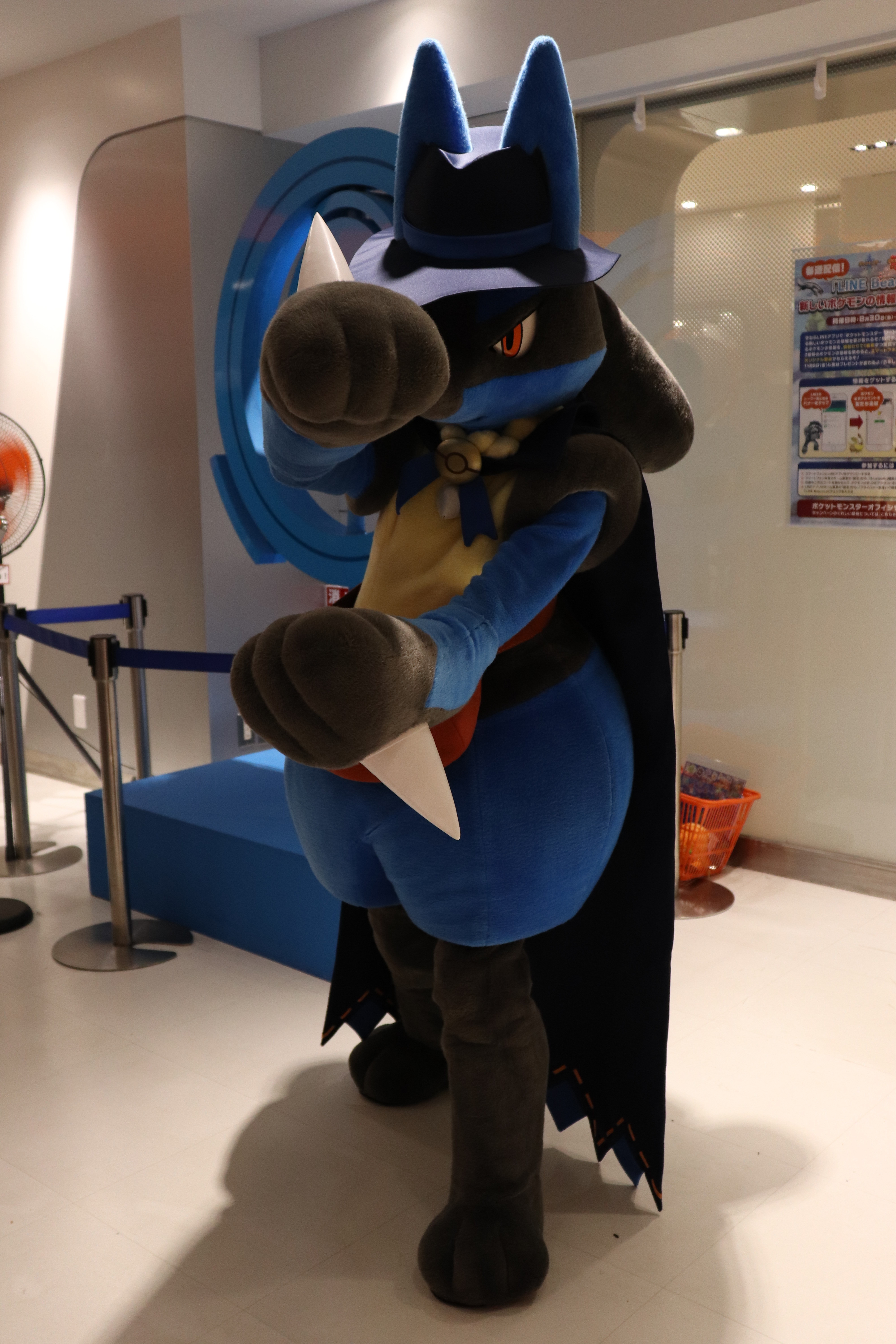 ポケモンセンター ハロウィンキャンペーン ルカリオのグリーティングに行ってきたでござるッ ネクストねばあ分校 Nextnever Branch School