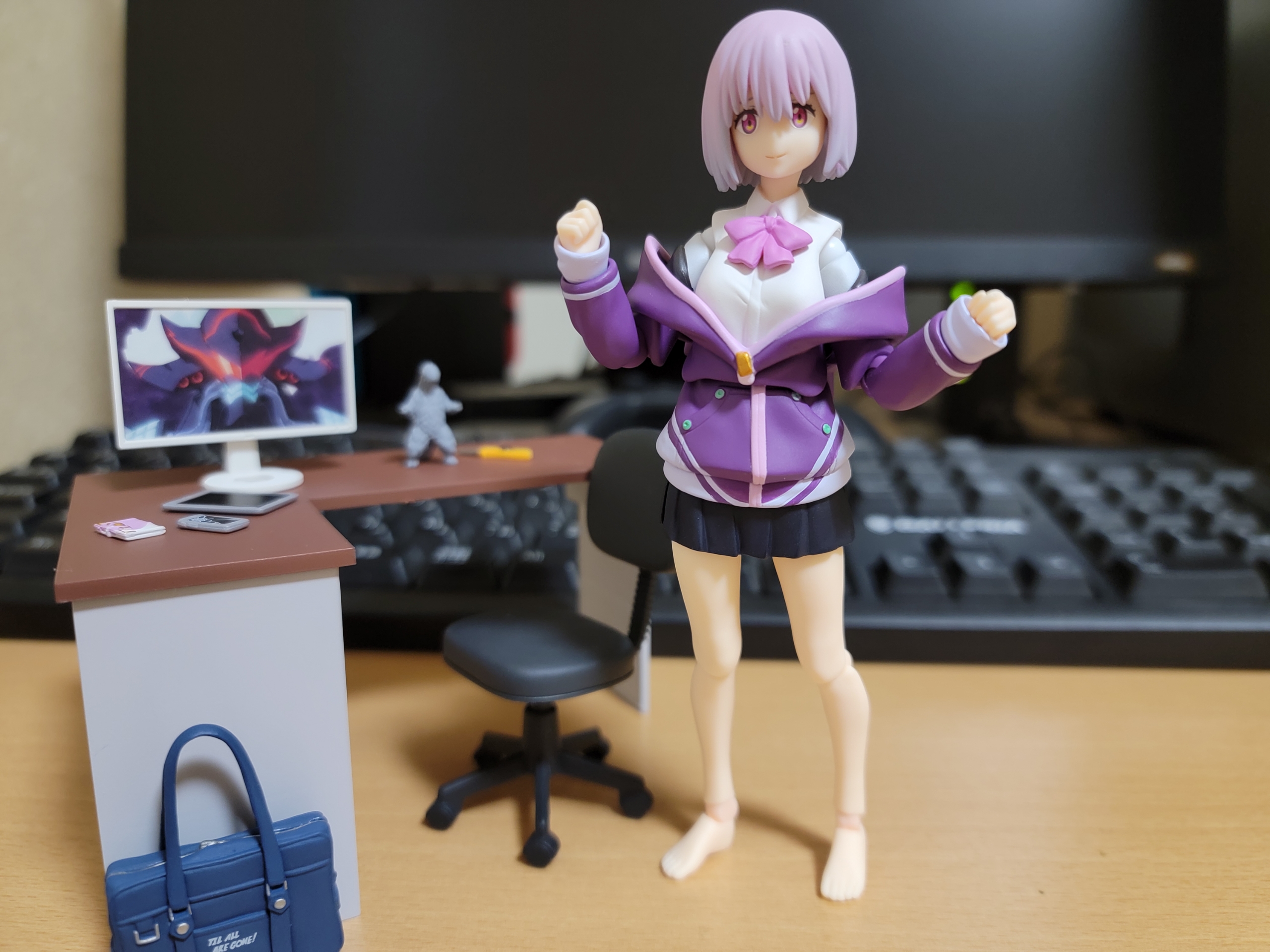 雑誌で紹介された雑誌で紹介されたfigma 新条アカネ DXエディション