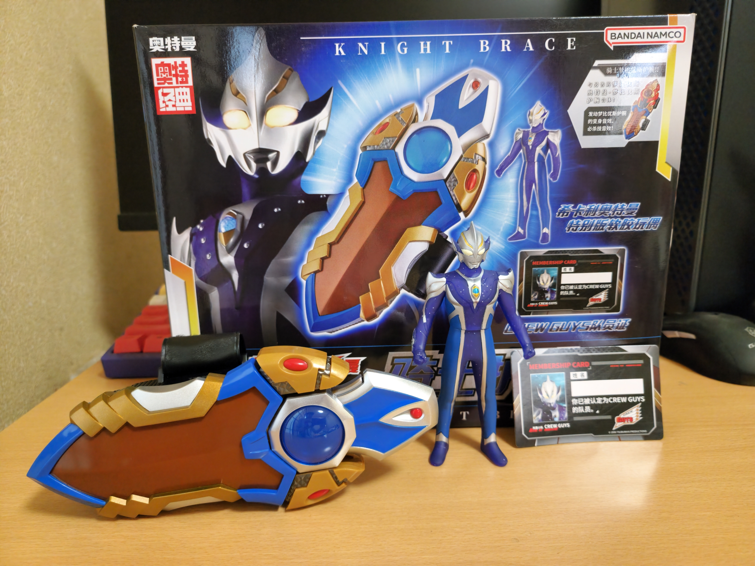 大特価放出！ 中国限定 ウルトラマンメビウス メビウスブレス&ナイトブレス ウルトラマンティガ