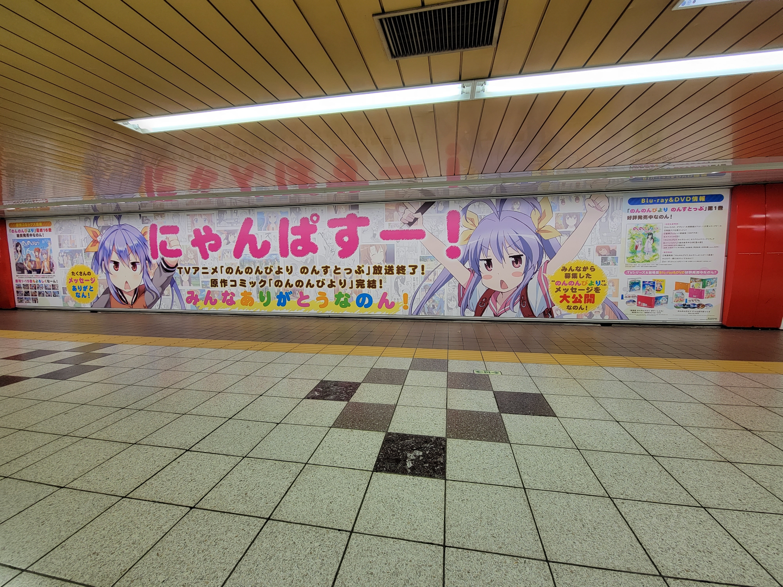 新宿メトロプロムナードで のんのんびより の広告を見てきたッ 神聖ネクストねばあ帝国 The Holy Nextnever Empire 新宿メトロプロムナードで のんのんびより の広告を見てきたッ 神聖ネクストねばあ帝国 The Holy Nextnever Empire