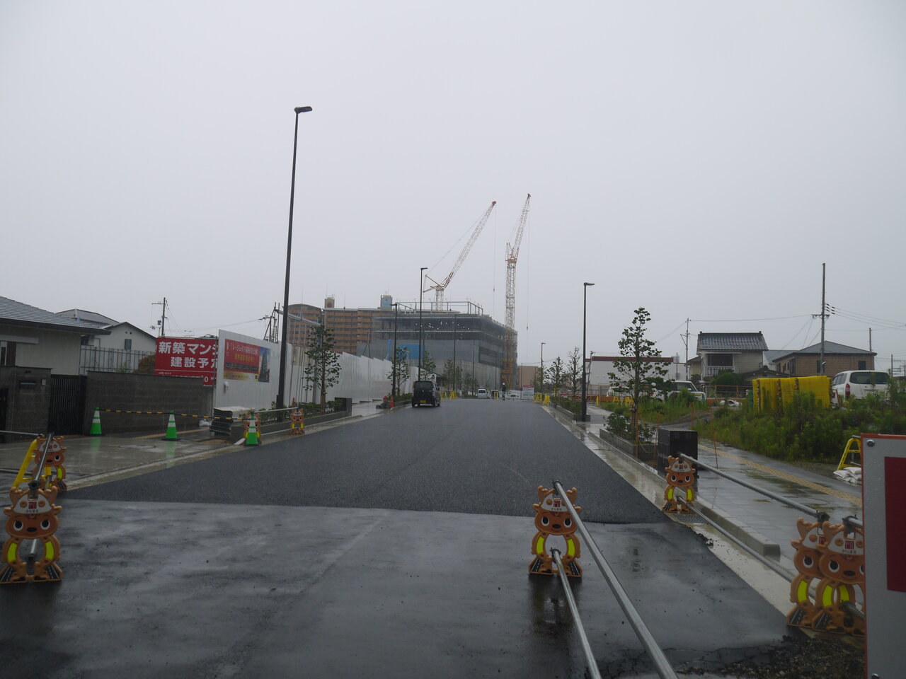 寝屋川公園駅西口で建設中のマンションは、レ・ジェイド寝屋川公園。~打上高塚町区画整理事業の完成予想図も掲載されてる~