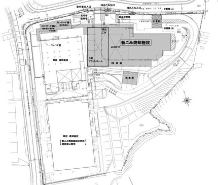新クリーンセンター 完成後の平面図1