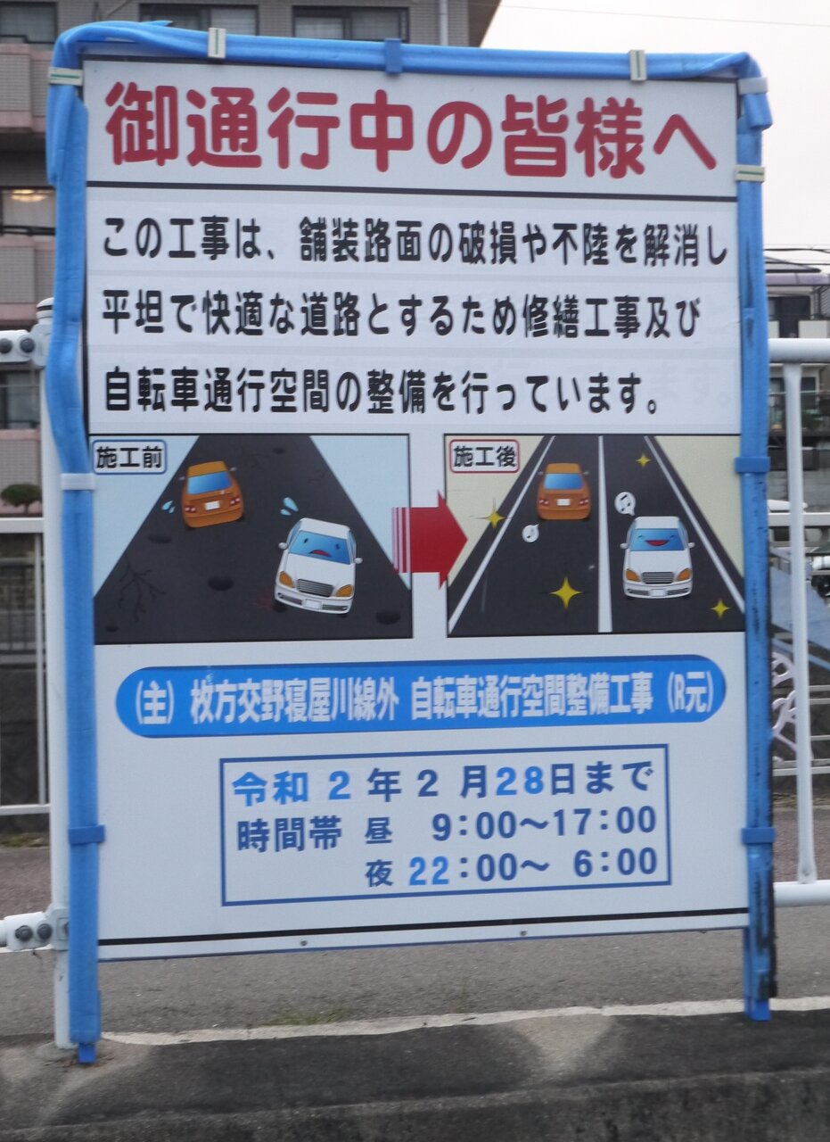 寝屋川市から枚方市まで自転車で何分