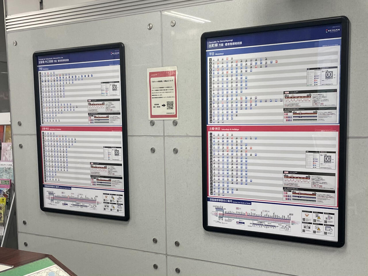 懐かしの運行標識板・京阪線編