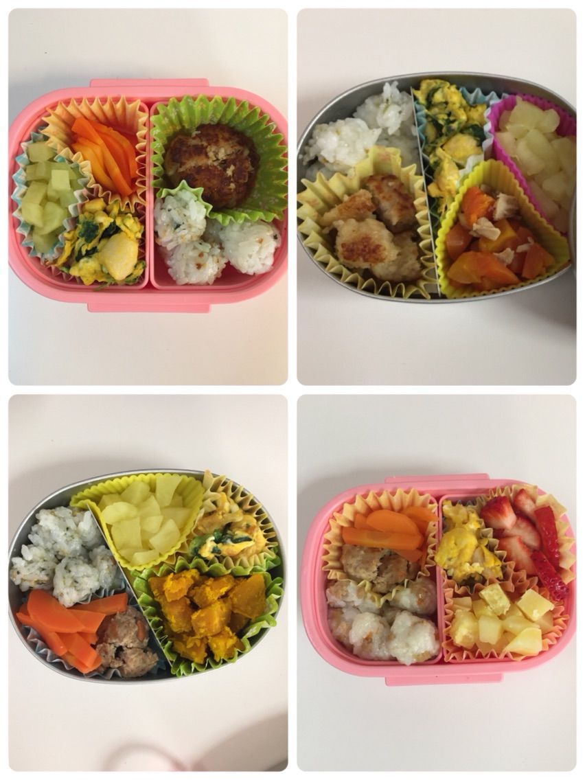 1歳0ヶ月 お弁当 未卯と寅戌が吠える