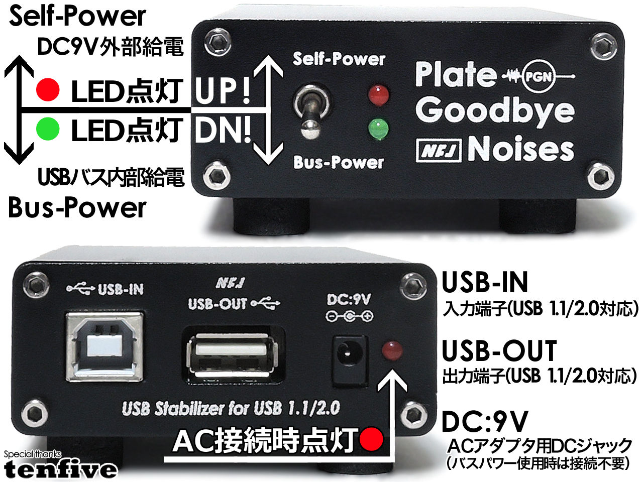 新製品のご案内-USBノイズフィルター機構付きUSBスタビライザー 新製品のご案内-USBノイズフィルター機構付きUSBスタビライザー